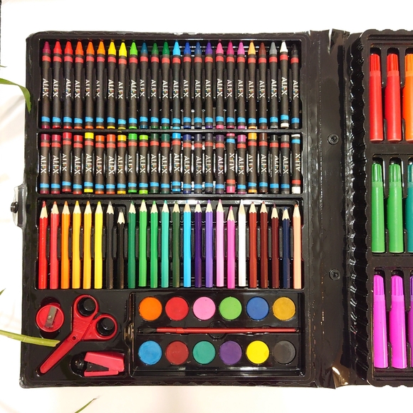 Alex 150-Piece Portable Art Set Multicolour - Picture 6 of 13